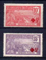 Guadeloupe  - 1915 -  Croix Rouge  -  N° 75/76 - Neufs * - MLH - Nuovi