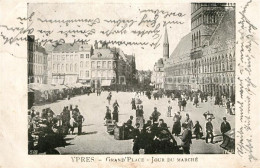 43500771 Ypern Ypres Grand Place Jour Du Marche Ypern Ypres - Ieper