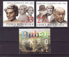 Czech Republic 2021, Jirina Šejbalová, Bohumil Záhorský, Dubai - Expo, Used - Used Stamps