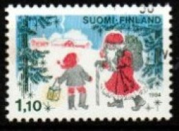 FINLANDE   -   1984 .  Y&T N° 916 Oblitéré .   Père Noël - Used Stamps