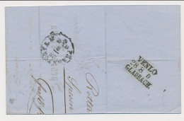 Rotterdam - Treinstempel Venlo - Gladbach - Duitsland 1870 - Lettres & Documents