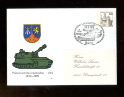 BUNDESREPUBLIK DEUTSCHLAND - 1979, Privatganzsachenumschlag "BUNDESWEHR" Mit SSt. "LAHNSTEIN" (L2391) - Enveloppes Privées - Oblitérées