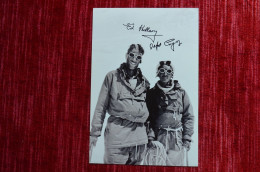 Signed E. Hillary A. Gregory Photo 20x30cm Hillary Tenzing Just Back From Everest Summit Mountaineering Escalade - Sportivo