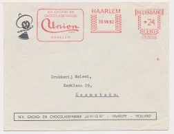Meter Cover Netherlands 1962 Chocolate Factory Union - Haarlem - Alimentazione