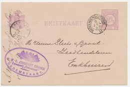 Trein Kleinrondstempel : Hardenberg - Dedemsvaart II 1889 - Lettres & Documents