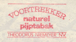 Meter Cover Netherlands 1971 Natural Pipe Tobacco - Voortrekker - Pioneer - Groningen - Tabak