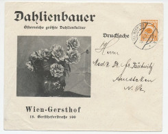 Illustrated Cover Austria 1931 Dahlia - Autres & Non Classés