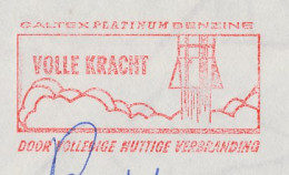 Meter Cover Netherlands 1959 Rocket Launch - Caltex Platinum Gasoline - Astronomy