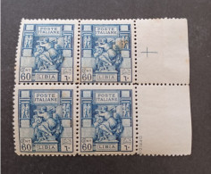 COLONIE LIBIA ITALIA REGNO 1926 SERIE SIBILLA LIBICA CAT CEI N 64 PERF 11 MNH 4 SCANNERS - Libye