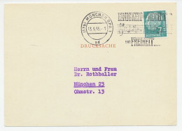 Postcard / Postmark Germany 1955 German National Anthem - Musica