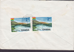 Ghana SUHUM 1963 Cover Brief Lettre HUDDERSFIELD Yorks. England 2x Volta River Stamps (2 Scans) - Ghana (1957-...)