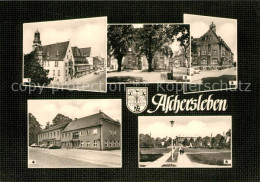 43498351 Aschersleben Rathaus Lehrmeister Institut Holzmarkt Bahnhof Ascherslebe - Aschersleben