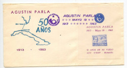 Cuba 1963 Commemorative Cover - 50th Anniversary Of The Agustin Parla's Flight From Havana To Key West, Souvenir Sheet - Brieven En Documenten