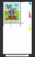 Czech Republic 2002 MNH ** Mi 322 Sc 3172 Yv 302 For Children The Mole. Plate Flaw. Tschechische Republik - Unused Stamps