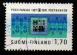 FINLANDE   -   1986 .  Y&T N° 973 Oblitéré .   Caisse  D' Epargne - Used Stamps