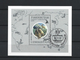 Uzbekistan 1995 Fauna S/S Y.T. BF 6A (0) - Uzbekistan