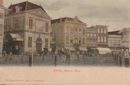 Gouda Markt En Waag Levendig Hotel Zalm Koetsje # 1905   5205 - Gouda