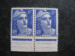 TB N° 720a: Mèche Reliée  Tenant à Normal , Neufs XX. - Unused Stamps