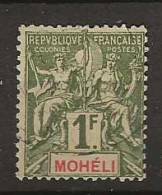 1884 USED Mohéli Yvert 14 - Usados