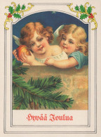 ÁNGEL Navidad Vintage Tarjeta Postal CPSM #PBP418.A - Angeli