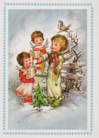 ÁNGEL Navidad Vintage Tarjeta Postal CPSM #PBP393.A - Angeli