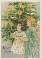 ENGEL Weihnachten Vintage Ansichtskarte Postkarte CPSM #PBP396.A - Angeli