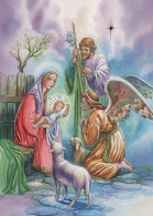 ANGEL Christmas Baby JESUS Vintage Postcard CPSM #PBP352.A - Engel