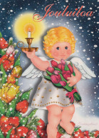 ANGE Noël Vintage Carte Postale CPSM #PBP325.A - Angels