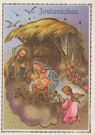 ANGELO Natale Gesù Bambino Vintage Cartolina CPSM #PBP284.A - Angeli