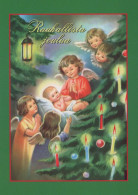 ENGEL Jesuskind Weihnachten Vintage Ansichtskarte Postkarte CPSM #PBB941.A - Angeles