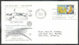 Canada First Day Cover 1968 5 Cents Meteorological Service - 1961-1970