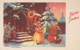 ANGEL Christmas Vintage Postcard CPA #PKE131.A - Angeles