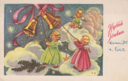 ENGEL Weihnachten Vintage Ansichtskarte Postkarte CPA #PKE130.A - Engel