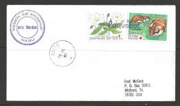 1987 Paquebot Cover, Finland Stamps Used In Slite, Sweden - Storia Postale