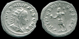 PHILIP II AR ANTONINIANUS ROME 3RD OFFICINA PRINCIPI IVVENT #ANC13154.35.E.A - La Crisis Militar (235 / 284)