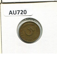 5 PFENNIG 1975 D BRD DEUTSCHLAND Münze GERMANY #AU720.D.A - 5 Pfennig