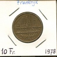 10 FRANCS 1978 FRANCE Coin French Coin #AM414.U.A - 10 Francs