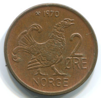 2 ORE 1970NORUEGA NORWAY Moneda #WW1062.E.A - Norwegen