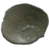 Auténtico Original Antiguo BYZANTINE IMPERIO Trachy Moneda 1.4g/21mm #AG655.4.E.A - Byzantines