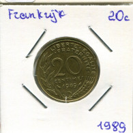 20 CENTIMES 1989 FRANCE Pièce Française #AM870.F.A - 20 Centimes