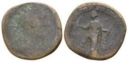 ANTONINUS PIUS Sestertius Hilaritas Caesar ROMAN Pièce 18.84g/28mm #ANT1005.15.F.A - La Dinastía Antonina (96 / 192)