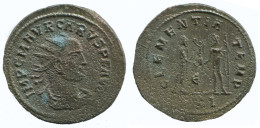 CARUS ANTONINIANUS Cyzicus ϵ/xxi AD118 Clementiatemp 3.5g/23mm #NNN1783.18.U.A - L'Anarchie Militaire (235 à 284)