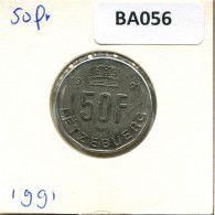 50 FRANCS 1991 LUXEMBURG LUXEMBOURG Münze #BA056.D.A - Lussemburgo