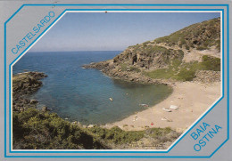 CARTOLINA  CASTELSARDO SASSARI SARDEGNA BAIA OSTINA VIAGGIATA 1988   Y9 - Sassari