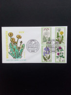 DEUTSCHLAND MI-NR. 949-952 FDC WOHLFAHRT 1977 WIESENBLUMEN KÜMMEL LÖWENZAHN - Sonstige & Ohne Zuordnung