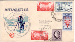Ross Dependency 1971, 5-8 überkpl Auf Antarctica Brief Ab Scott Base N. Norwegen - Andere & Zonder Classificatie