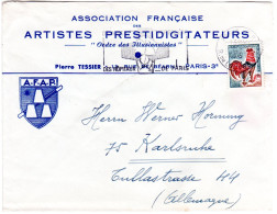 Frankreich 1967, Illustrierter AFAP Zauberer Verein Umschlag M. 30 C. V. Paris - Altri & Non Classificati