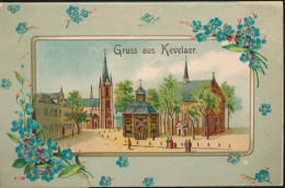 GRUSS AUS KEVELAER    LITHOGRAPHIE        2 SCANS - Kevelaer