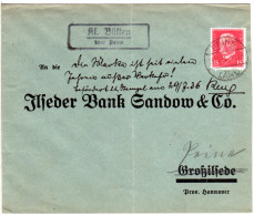 DR 1930, Landpost Stpl. KL. BÜLTEN über Peine Auf  Brief M. 15 Pf.  - Briefe U. Dokumente