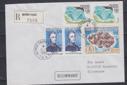 TAAF Registered Cover Ca Alfred Faure Crozet  21.1.1997 (60277) - Briefe U. Dokumente